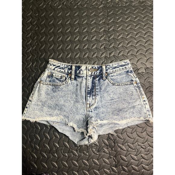 PacSun High Rise Festival Denim Shorts Size 24 - Picture 1 of 6